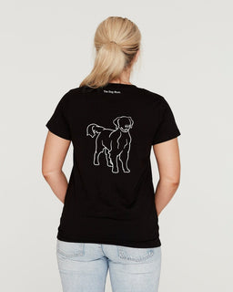 Golden Retriever Mum Illustration: Classic T-Shirt - The Dog Mum