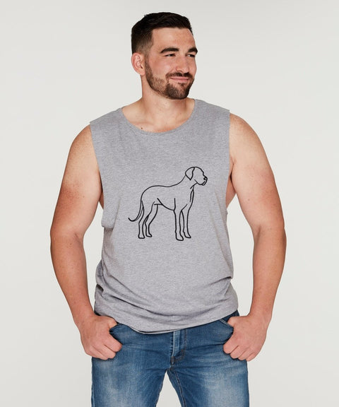 Great Dane Dad Illustration: Tank - The Dog Mum