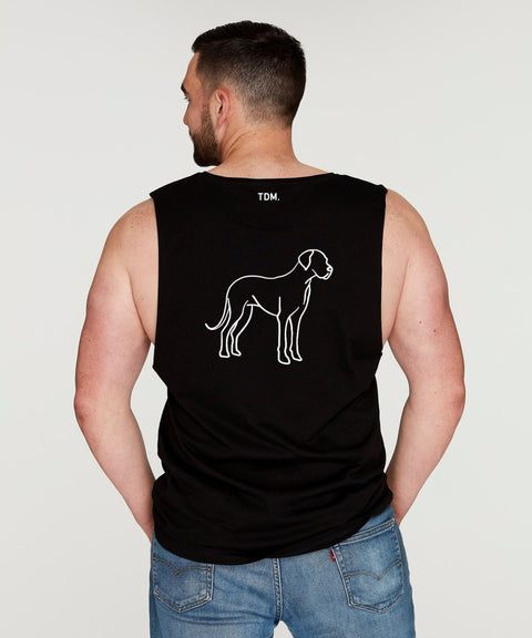 Great Dane Dad Illustration: Tank - The Dog Mum