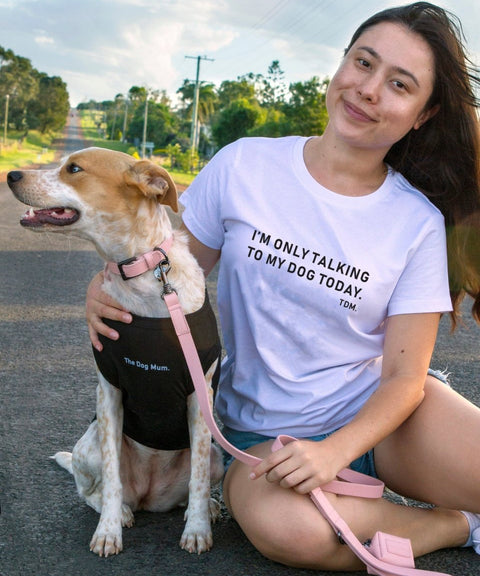 I'm Only Talking To My Dog/s Today Classic T-Shirt - The Dog Mum