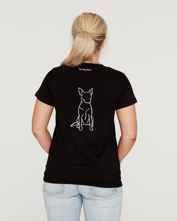 Kelpie Mum Illustration: Classic T-Shirt - The Dog Mum