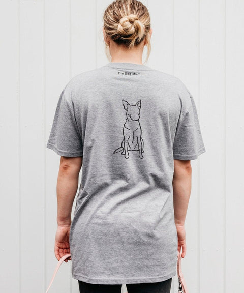 Kelpie Mum Illustration: Unisex T-Shirt - The Dog Mum