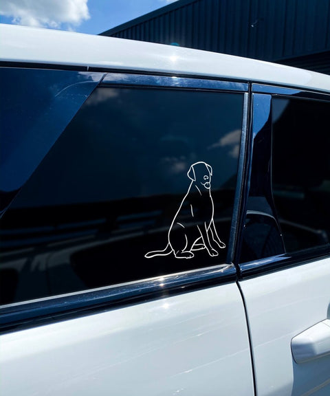 Labrador Bumper Sticker - The Dog Mum