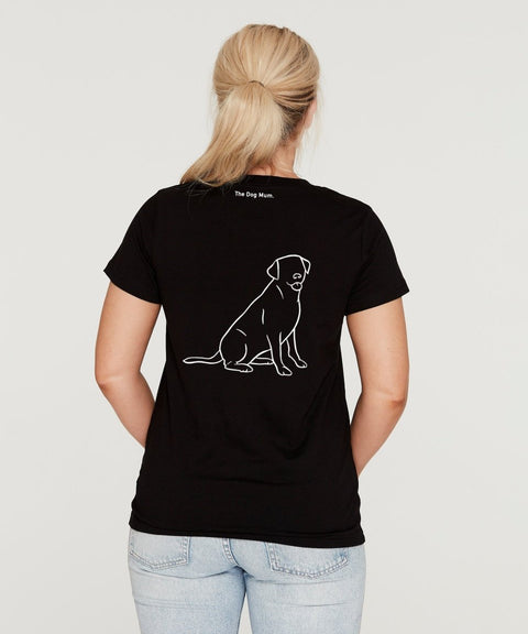 Labrador Mum Illustration: Classic T-Shirt - The Dog Mum