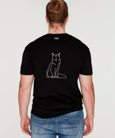 Maine Coon Dad Illustration: T-Shirt - The Dog Mum