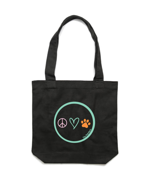 Make Pups Not War Luxe Tote Bag - The Dog Mum