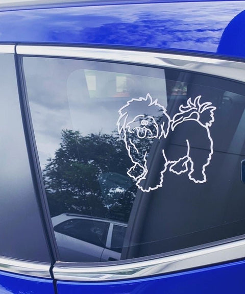 Maltese Bumper Sticker - The Dog Mum