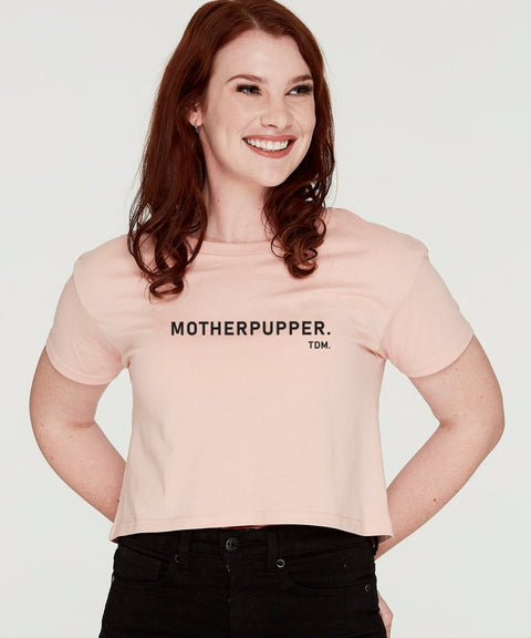Motherpupper Crop T-Shirt - The Dog Mum