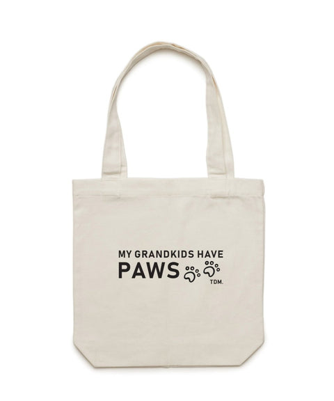 My Grandkids Have Paws Mens Luxe Tote Bag - The Dog Mum