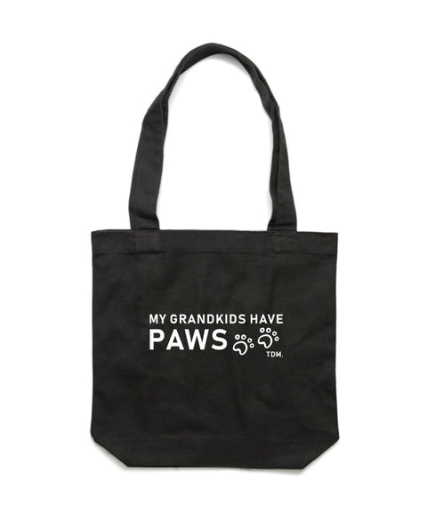 My Grandkids Have Paws Mens Luxe Tote Bag - The Dog Mum