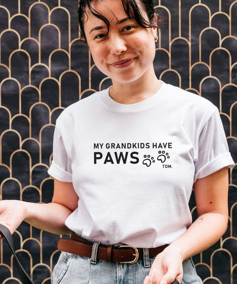 My Grandkids Have Paws Unisex T-Shirt - The Dog Mum