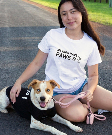 My Kids Have Paws Classic T-Shirt - The Dog Mum