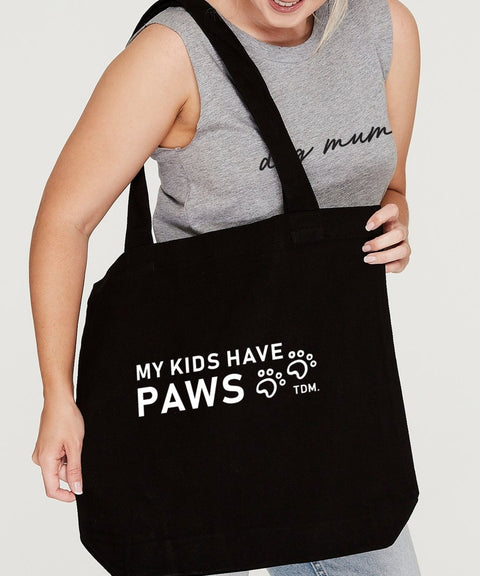 My Kids Have Paws Luxe Tote Bag - The Dog Mum