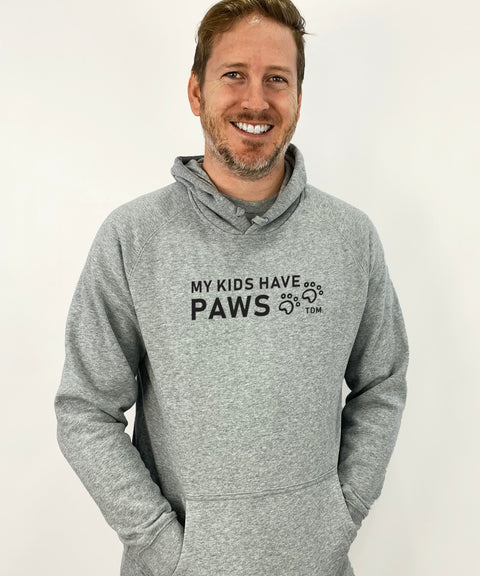 My Kids Have Paws Mens Hoodie - The Dog Mum