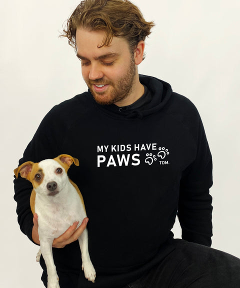 My Kids Have Paws Mens Hoodie - The Dog Mum