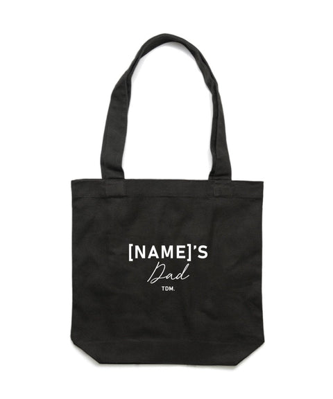 [Dog Name]'s Dog Dad Luxe Tote Bag - The Dog Mum