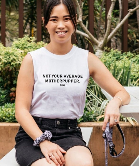 Not Your Average Motherpupper Ladies Tank - The Dog Mum