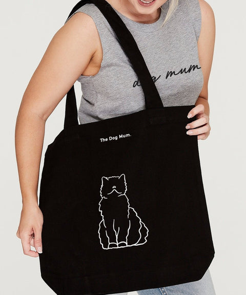 Persian Illustration: Luxe Tote Bag - The Dog Mum