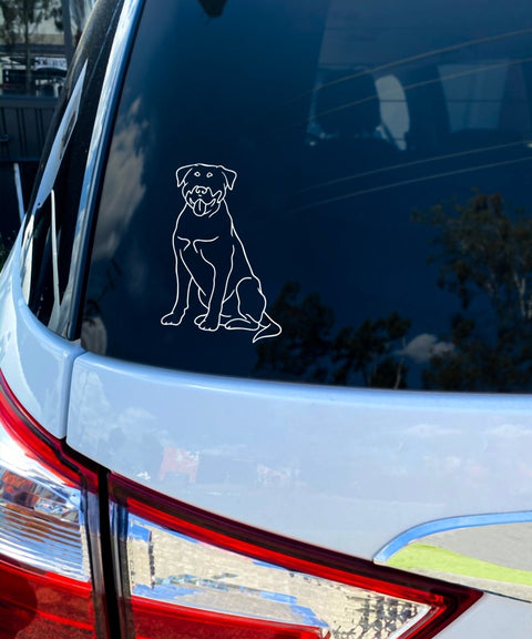 Rottweiler Bumper Sticker - The Dog Mum