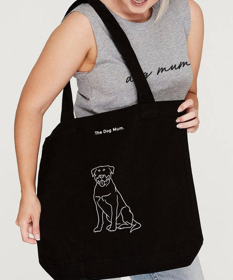 Rottweiler Luxe Tote Bag - The Dog Mum