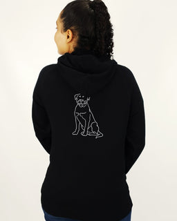 Rottweiler Mum Illustration: Unisex Hoodie - The Dog Mum