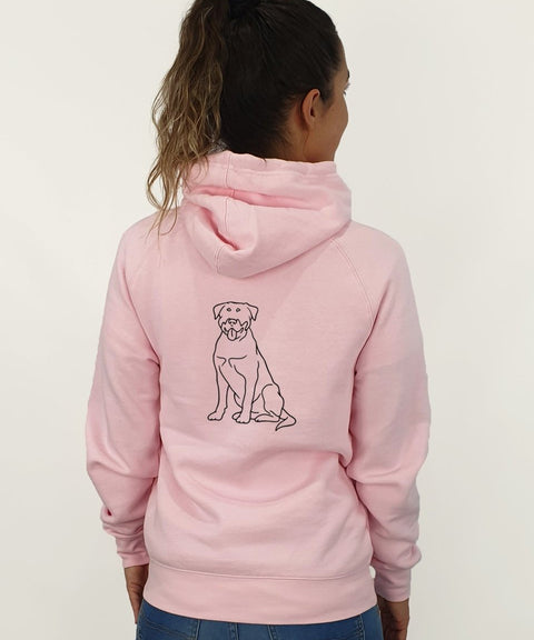 Rottweiler Mum Illustration: Unisex Hoodie - The Dog Mum