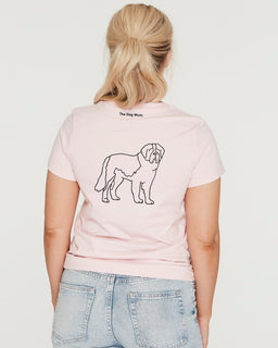 Saint Bernard Mum Illustration: Classic T-Shirt - The Dog Mum
