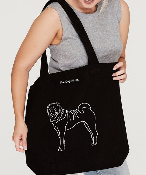 Shar Pei Luxe Tote Bag - The Dog Mum