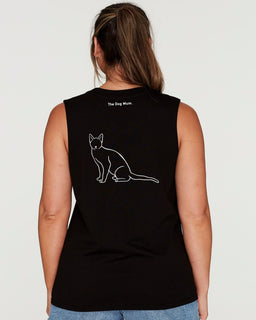 Tabby Cat Mum Illustration: Tank - The Dog Mum