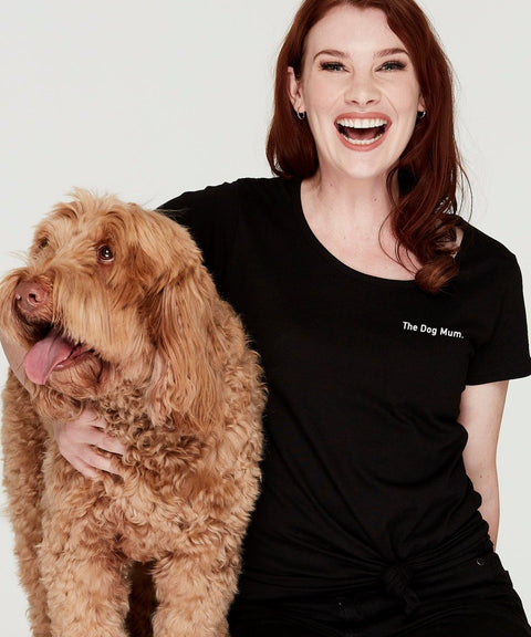 The Dog Mum. Brand Scoop T-Shirt - The Dog Mum
