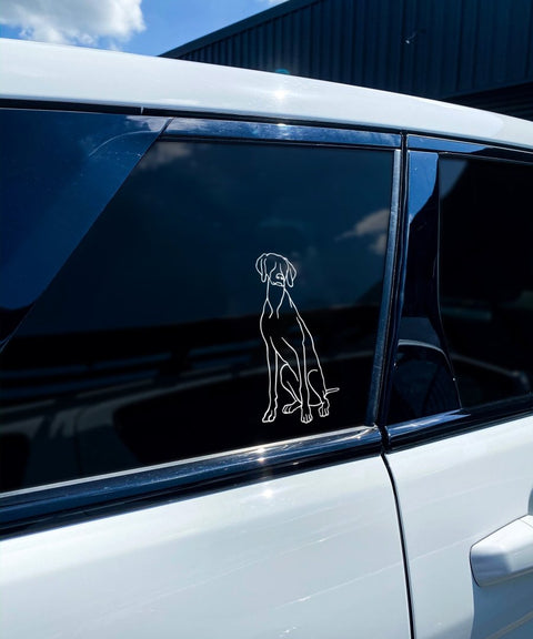 Weimaraner Bumper Sticker - The Dog Mum