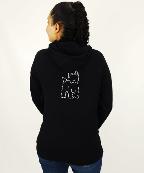 West Highland Terrier Mum Illustration: Unisex Hoodie - The Dog Mum