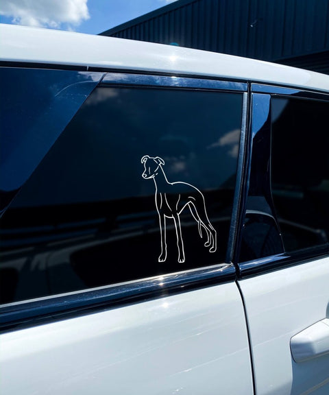 Whippet Bumper Sticker - The Dog Mum