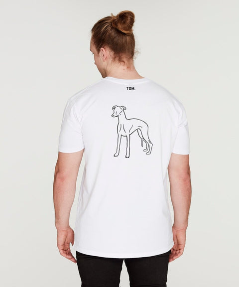 Whippet Dad Illustration: T-Shirt - The Dog Mum
