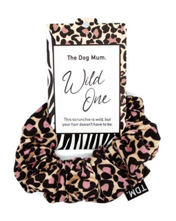 Wild One Scrunchie: Leopard - The Dog Mum
