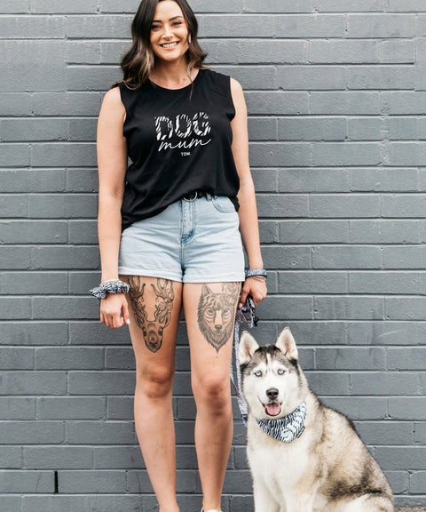 Wild One Zebra: Dog Mum Tank - The Dog Mum