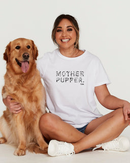 Wild One Zebra: Motherpupper Classic T-Shirt - The Dog Mum