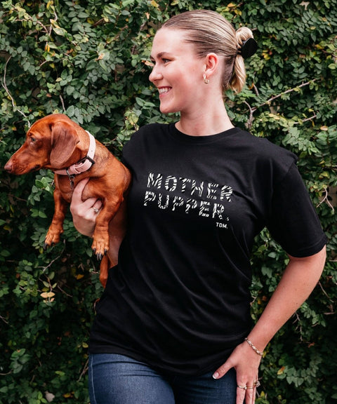 Wild One Zebra: Motherpupper Unisex T-Shirt - The Dog Mum