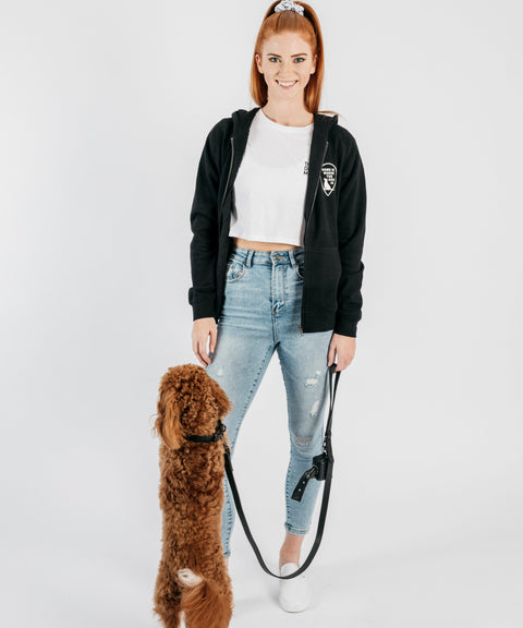 Home Is Where The Dog Is: Women's Zip Hoodie - The Dog Mum