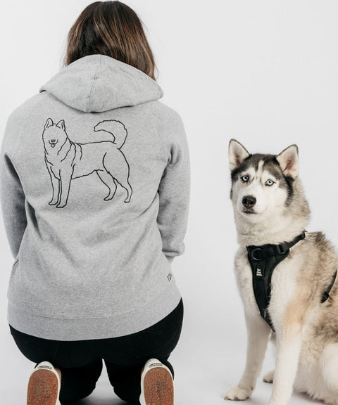 Choose Your Breed Illustration: Women's Zip Hoodie - The Dog Mum