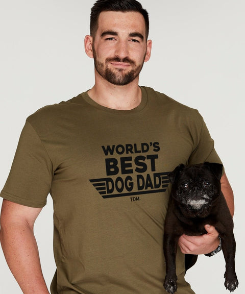 World's Best Dog Dad: T-Shirt - The Dog Mum