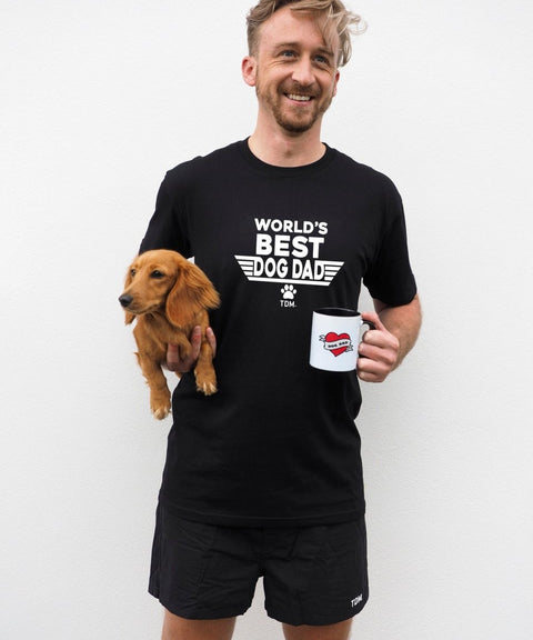 World's Best Dog Dad: T-Shirt - The Dog Mum