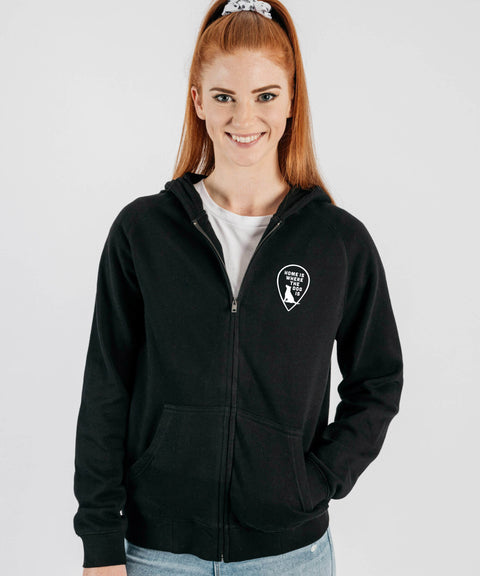 Home Is Where The Dog Is: Women's Zip Hoodie - The Dog Mum